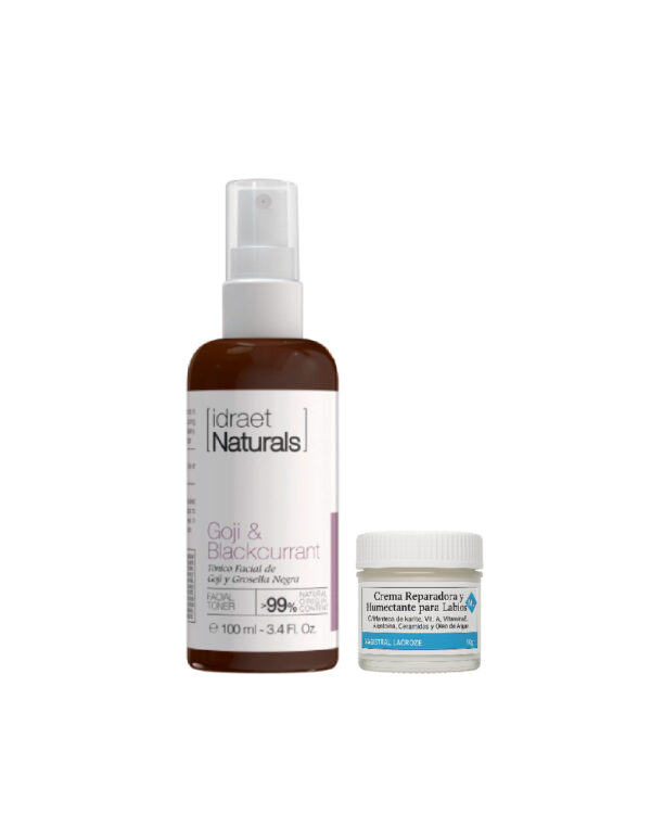 Dúo Antioxidante y Reparador: Tónico + Crema Labios